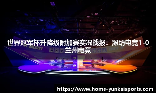 世界冠军杯升降级附加赛实况战报：潍坊电竞1-0兰州电竞